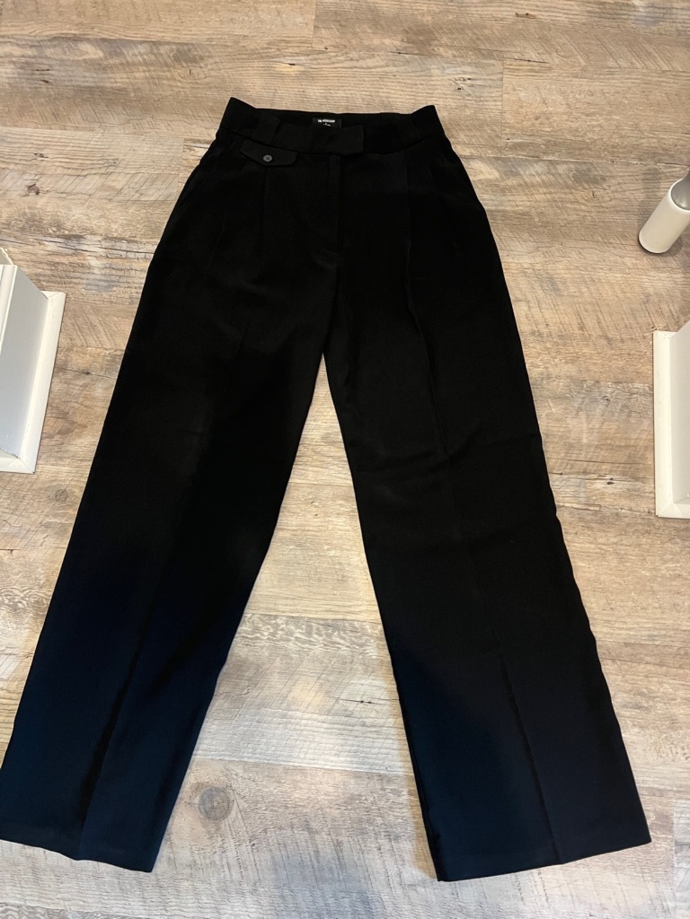 Wide Leg Women's Pants in Black